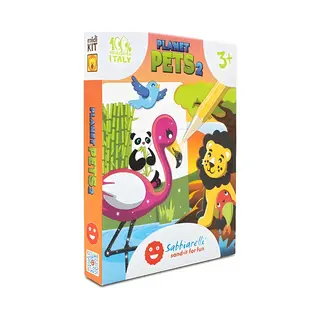 Sabbiarelli Zandschilderen Set - Creatieve Dieren Knutselset Voor Kinderen.