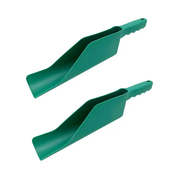 2-stuks Dakrandschep - Dakgootbladreinigingsschep - Bladverwijderingsgereedschap - Tuinbladreinigingsschep - Geschikt Voor Het Reinigen Van Tuinen, thumbnail