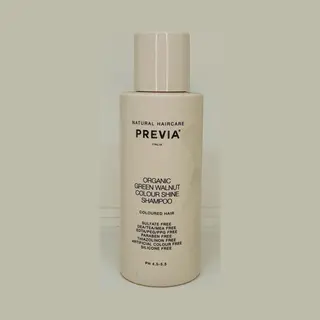 Previa Organic Green Walnut Colour Shine Shampoo Voor Gekleurd Haar, 100 Ml