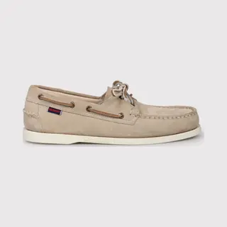 Sebago Herren Schuhe Grau Velours