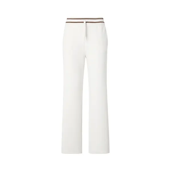 Armani Exchange Broek Chocoladebruin / Offwhite thumbnail
