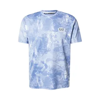 EA7 Emporio Armani Functioneel Shirt Royal Blue/koningsblauw / Lichtblauw / Wit