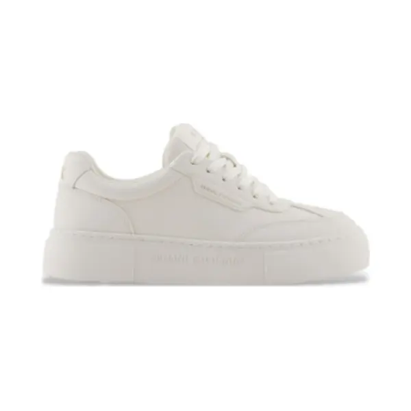 A|X Armani Exchange Für Damen. XW001662AF17351U0011 Turnschuhe Mit Hoher Sohle Weiß (36), 3 Bis 5 Cm, Schnürsenkel, Lässig thumbnail