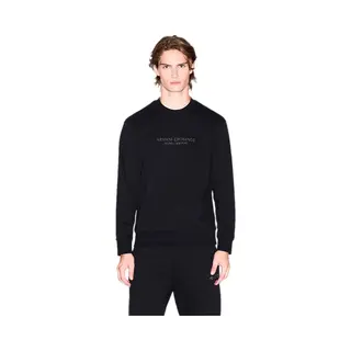 Armani Exchange, Herren, Pullover, Sweatshirt, Schwarz, (L)