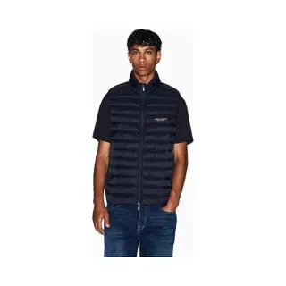 A|X Armani Exchangevoor Mannen. XM001576AF16927UB101 Taillejas Down Taillejas Navy (M), Casual, Polyamide, Marineblauw