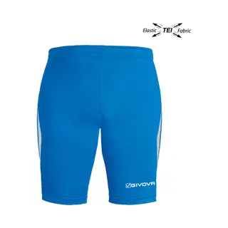 Givova Running Korte Leggings Blauw M Man