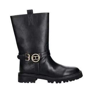 Boots Twinset Woman Color Black
