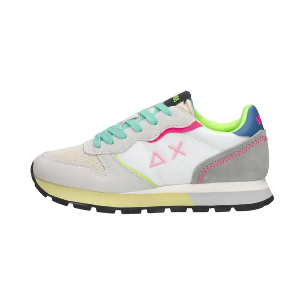 Sun68 Ally Color Explosion Lage Sneakers - Dames - Wit - Maat 38 thumbnail