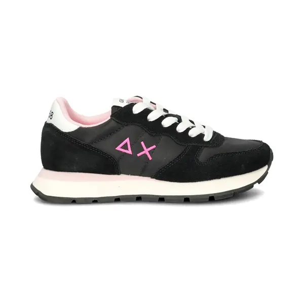 Sun 68 Ally Solid Nylon Dames Sneaker - Zwart - Maat 39 thumbnail
