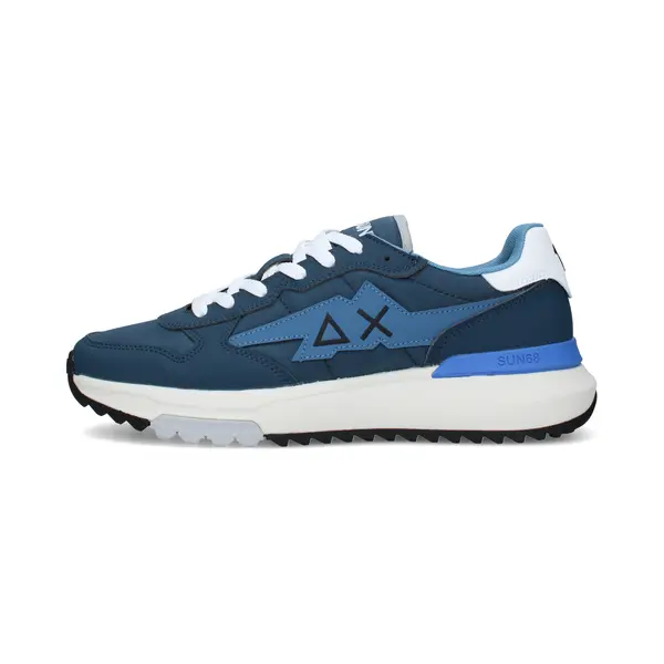 SUN68 Hommes Chaussures Niki 2.0 Solid Code Z36121-07 Bleu, Bleu Et Blanc., 42 Eu thumbnail
