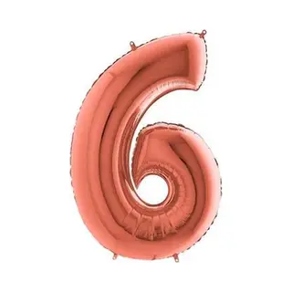 Grabo Xxl Riesen Zahlen Folienballon 102 Cm (40") Rosegold – Perfekte Deko Für Geburtstage, Jubiläen & Feiern – Happy Birthday Party-Highlight -