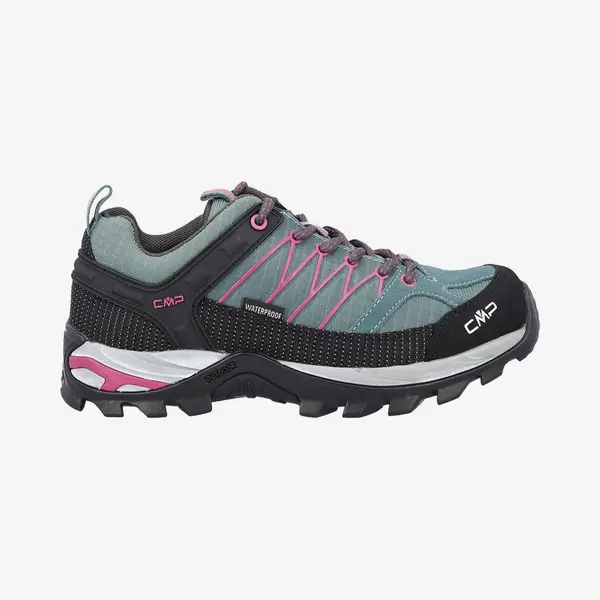Cmp Rigel Low Waterproof Damen Trekkingschuhe Blau/schwarz/rosa - 41 thumbnail