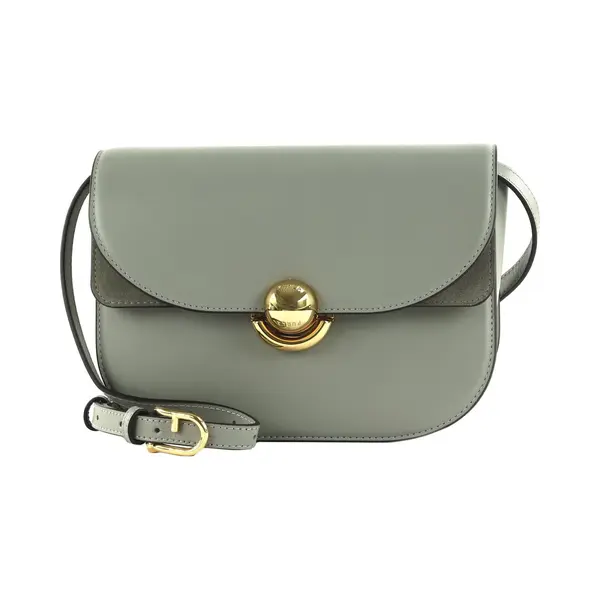 Furla Leren Schoudertas Sfera Crossbody Round Agave Grijs thumbnail