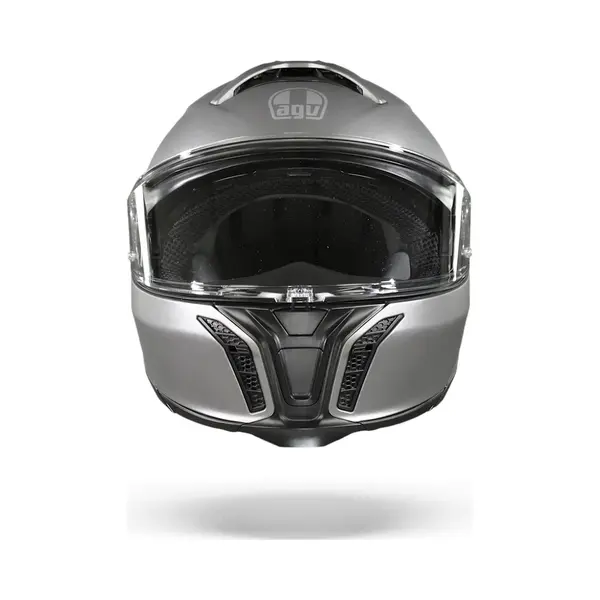 Agv Tourmodular Solid Luna Grijs Mat Systeemhelm - Maat Xs - Helm thumbnail