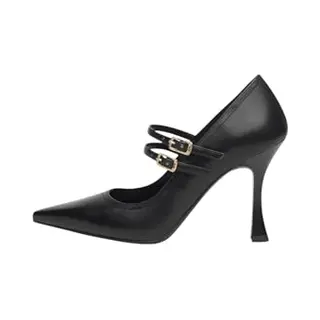 Nero Giardini I514490DE Escarpins Femme En Cuir, Noir , 37 Eu