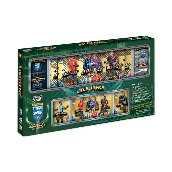 Panini Fifa 365 2026 Trading Cards Game Excellence Box thumbnail