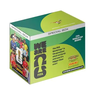 Panini Fifa World Cup 2026 Trading Cards Game Special Box (8 Sleeves + 10 Limited Edition Cards)