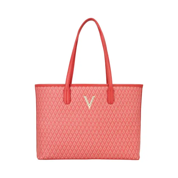 Valentino Shopper Schoudertas Queen Re Shopping Bag Rubin / Multi Donkerrood thumbnail