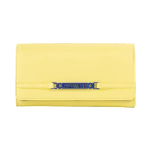 Valentino Portemonnee Ebe Wallet Verde Neon / Bluette Lichtgeel thumbnail