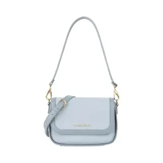Valentino Schoudertas Atena Flap Bag Denim Lichtblauw