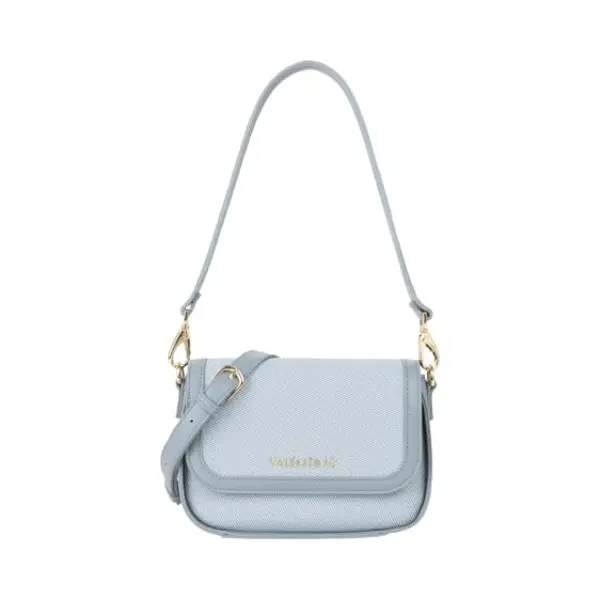 Valentino Schoudertas Atena Flap Bag Denim Lichtblauw thumbnail