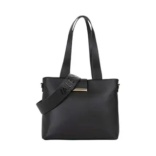 Valentino Schoudertas Dione Re Shopping Bag Nero Zwart