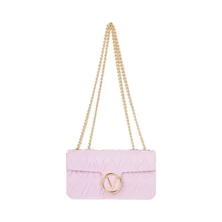 Valentino Schoudertas Bubble Flap Bag Cipria Roze