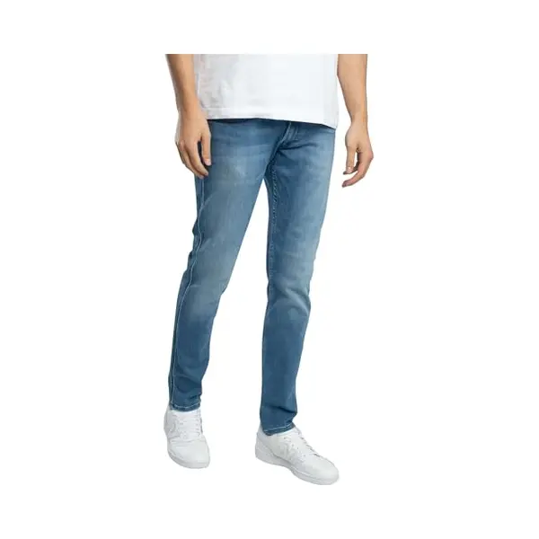 Replay Herren Jeans Anbass - Slim Fit - Blau - Medium Blue Denim thumbnail