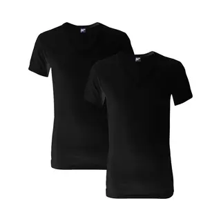 Alan Red V-Hals Dean T-Shirt (2Pack) Schwarz - Größe Xxl