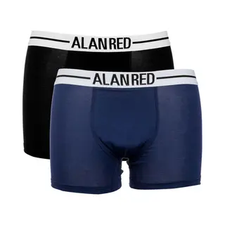 Alan Red Lasting Boxershorts Blauw, Effen