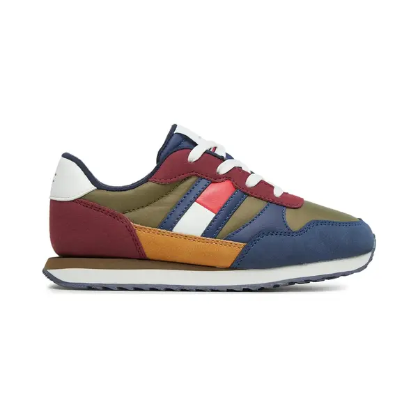 Tommy Hilfiger, Damen, Sneakers, Sneakers Flag Low Cut Lace-up Damen Flag, Mehrfarbig, (36) thumbnail