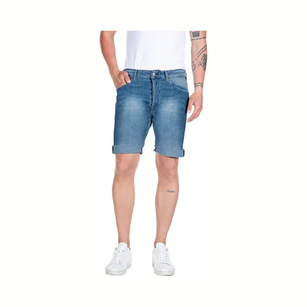 Replay Herren Jeans Shorts Rbj 901 Tapered-Fit Mit Comfort Stretch, Medium Blue 009 (Blau), 38 thumbnail
