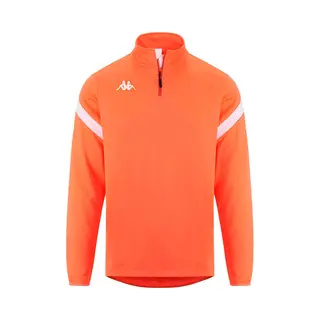 Kappa Dolvole Sweatshirt Met Halve Rits Oranje S Man