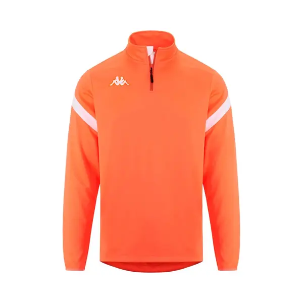 Kappa Dolvole Sweatshirt Met Halve Rits Oranje S Man thumbnail