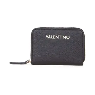 Valentino Portemonnee Post Re Zip Around Wallet Nero Zwart
