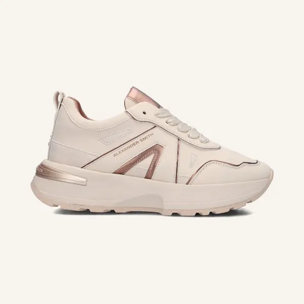 Alexander Smith Liverpool Sneakers - Leer - Dames - Beige - Maat 36 thumbnail
