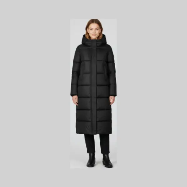 Save The Duck Für Damen. D40270W-MEGA21 Mega Steppmantel Schwarz (M/L), Lässig, Nylon thumbnail