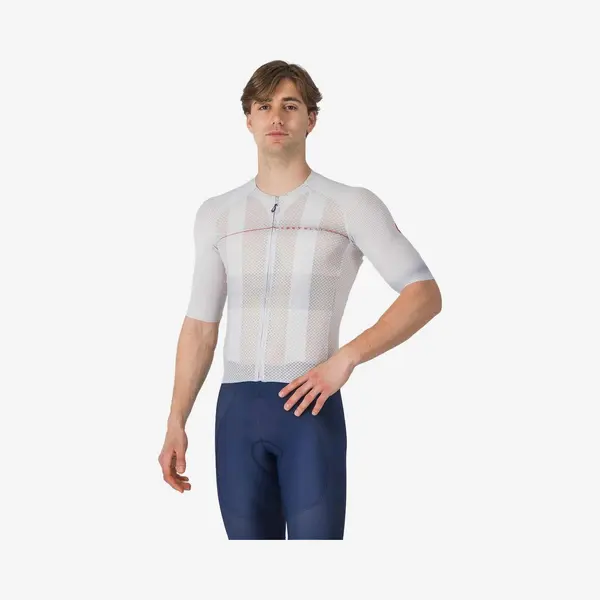 Castelli Climber's A/C Kurzarmtrikot Grau-weiß - Xxl thumbnail