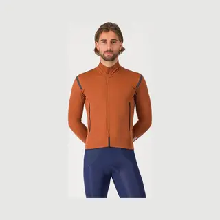 Castelli Perfetto RoS 3 Fahrradjacke Herren Mocha/Black Reflex