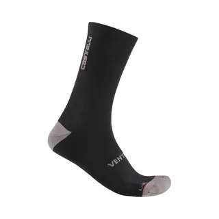 Castelli Venti Soft Merino Radsocken Schwarz - Xxl