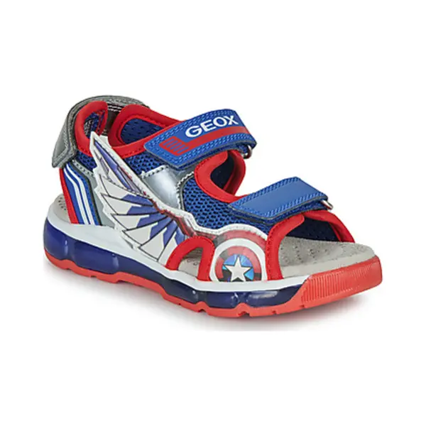 Geox Junior J Sandal Android Boy Sandals Blue/Red_29 thumbnail