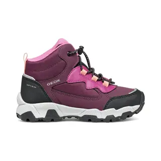 Geox Magnetar Abx Tieners Sneakers - Bordeaux - Maat 31