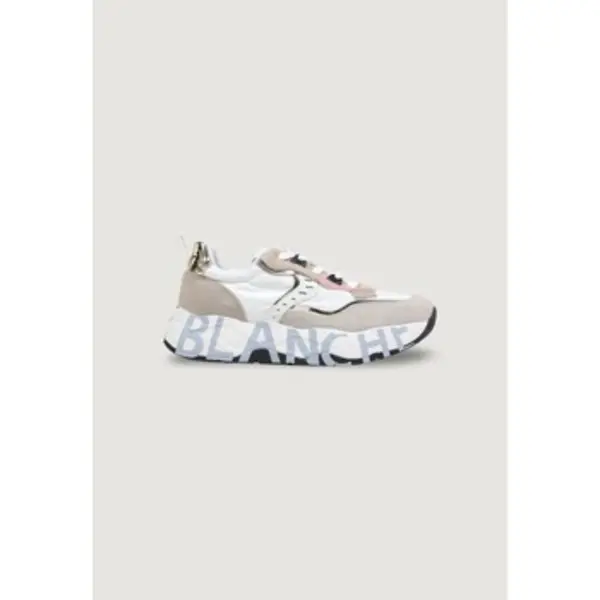 Voile Blanche For Woman. 2017475 Leather Sneakers Club 105 White (36), Flat, 1 To 3 Cm, Laces, Casual thumbnail
