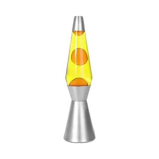 Itotal Lava-lampe Silber 36 Cm Retro-atmosphäre