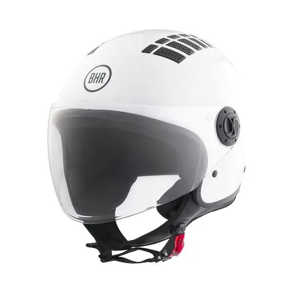 Bhr Helm Demi-Jet 834 Flow - Sommer-Rollerhelm Homologiert Ece 22.06 Mit 16 Belüftungslöchern - Vespa-Helm Mit Kratzfestem Visier Und thumbnail
