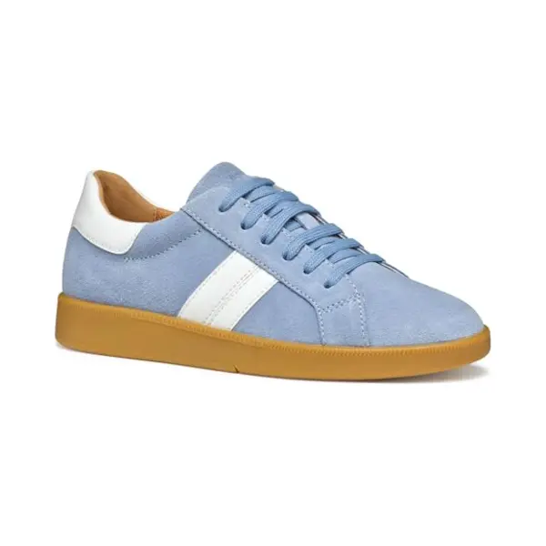Geox D Meleda B Damessneakers, Lt Blauw Wit, 39 Eu thumbnail