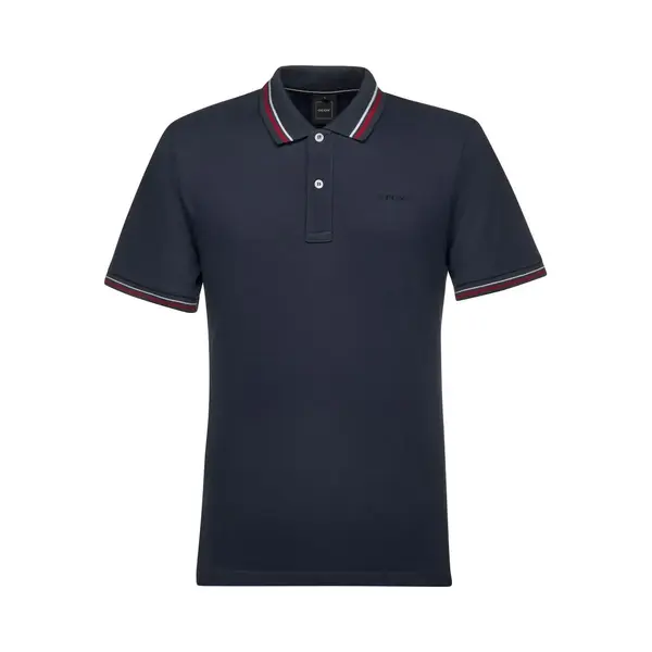 Geox Piquet 3 Korte Mouw Poloshirt Blauw L Man thumbnail