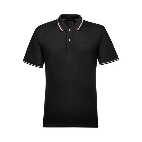Geox Piquet 3 Korte Mouw Poloshirt Zwart Xl Man thumbnail