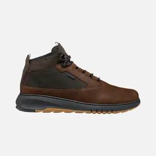 Geox Men's U Aerantis 4x4 B AbxAnkle Boot, Dark Brown, 8 Uk