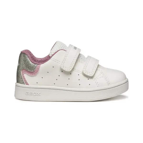 Geox Baby-Mädchen B Eclyper Girl Sneaker, White/Rose, 21 Eu thumbnail